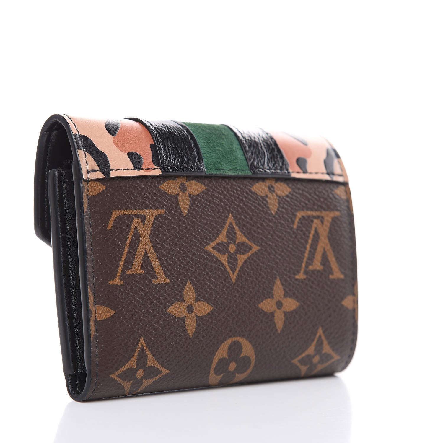 Louis Vuitton Monogram Victorine Wild Wallet Vert 3 of 9