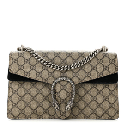 Gucci GG Supreme Monogram Small Dionysus Shoulder Bag Black 1 of 13