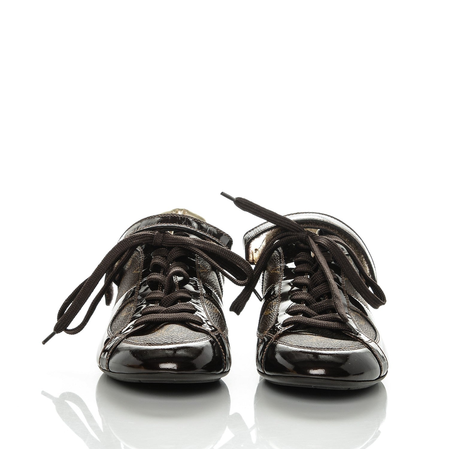 Louis Vuitton Patent Monogram Globe Trotter Sneakers 39.5 2 of 6