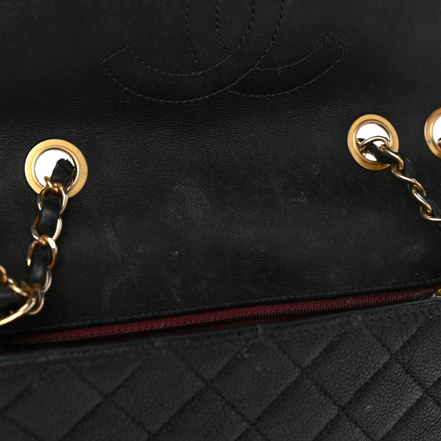 Chanel Caviar Quilted Medium CC Filigree Flap Black 11 of 15