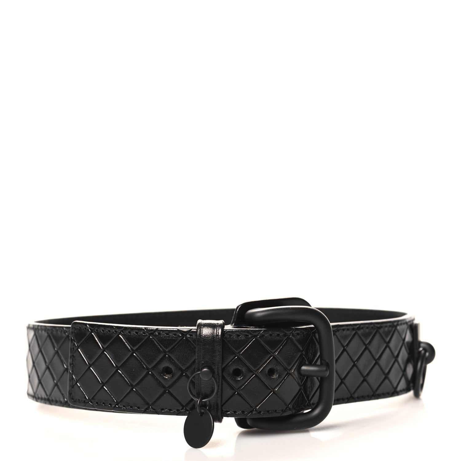 Bottega Veneta Nappa Intrecciato Dog Collar Black 3 of 6