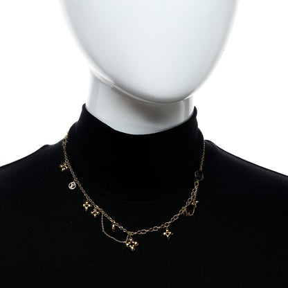 Louis Vuitton Metal Blooming Supple Necklace Gold 2 of 7