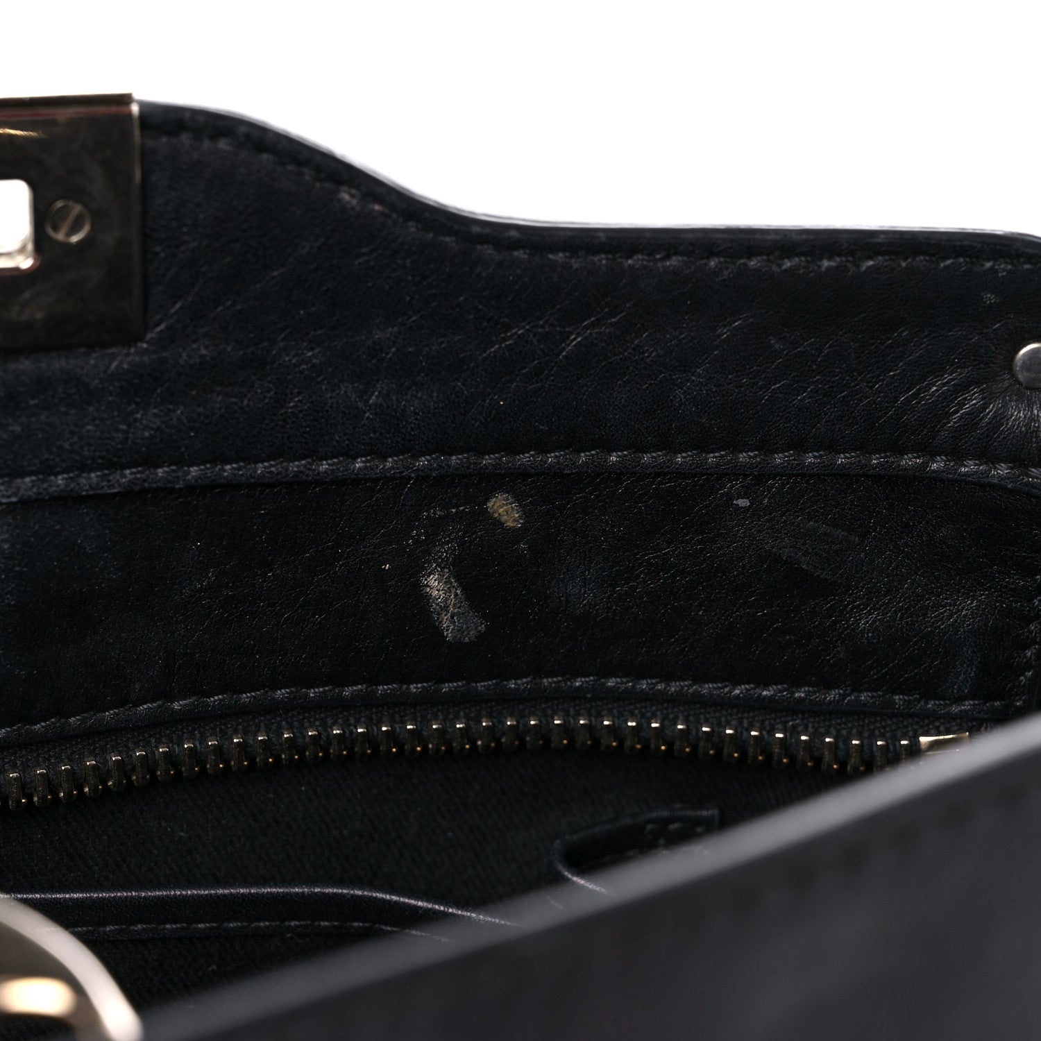 Valentino Garavani Vitello Rockstud Double Handle Tote Black 14 of 28