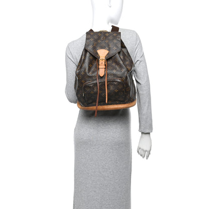 Louis Vuitton Monogram Montsouris GM Backpack 2 of 12