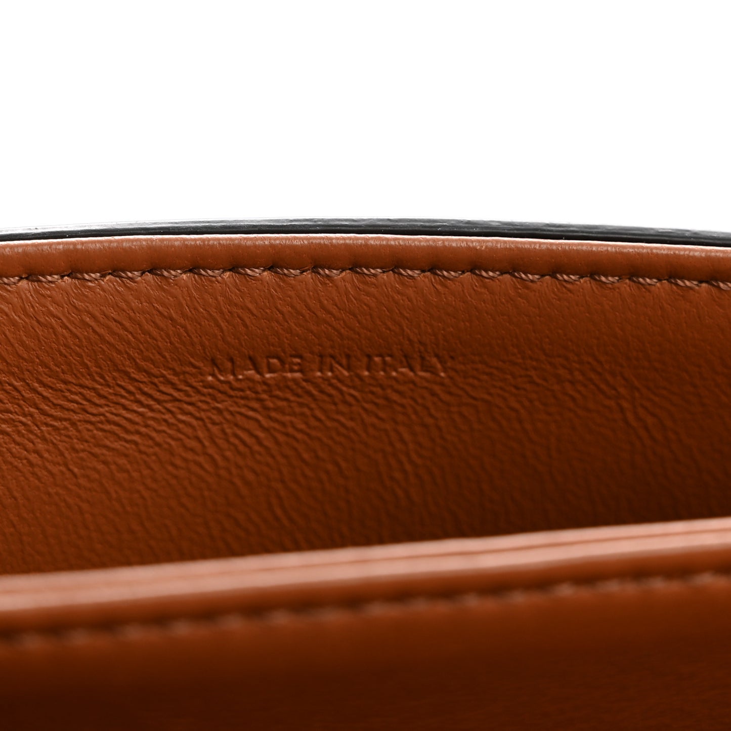 Calfskin Triomphe Canvas Teen Triomphe Bag Tan