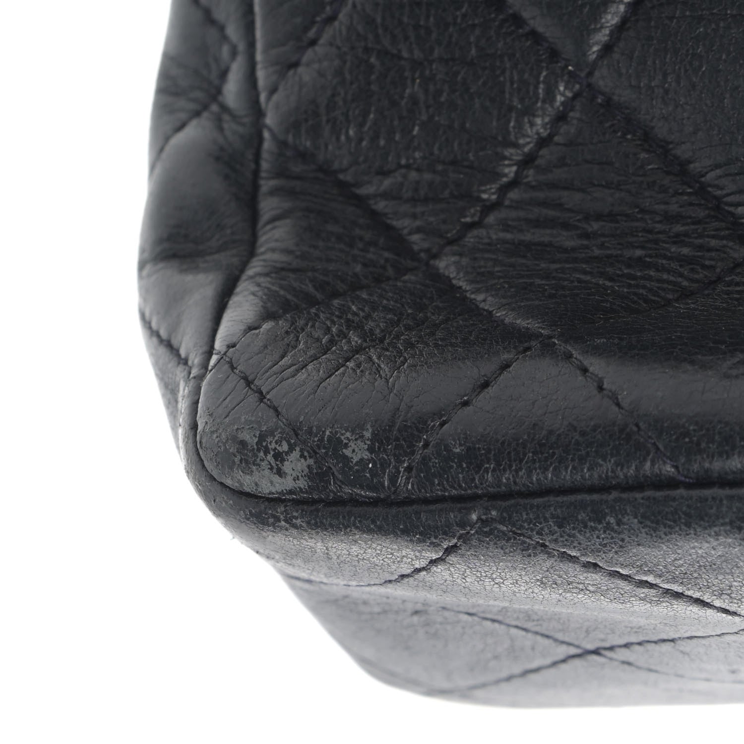 Chanel Lambskin Quilted Small Double Flap Navy 12 of 20