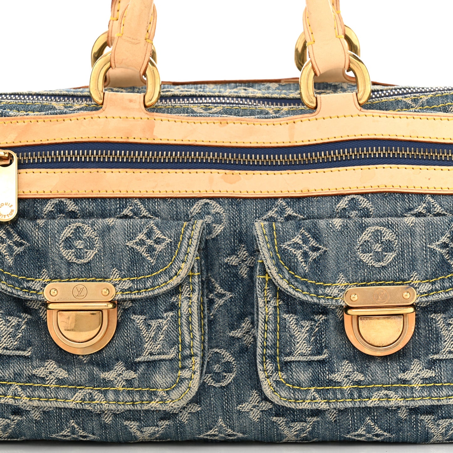 Monogram Denim Neo Speedy Blue