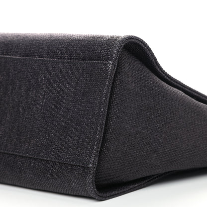 Chanel Woven Straw Raffia Medium Deauville Tote Black 9 of 11