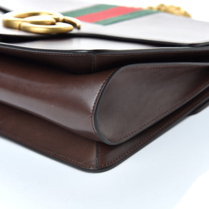 Gucci Tuscany Lux Calfskin Web GG Marmont Shoulder Bag Fondent 10 of 11