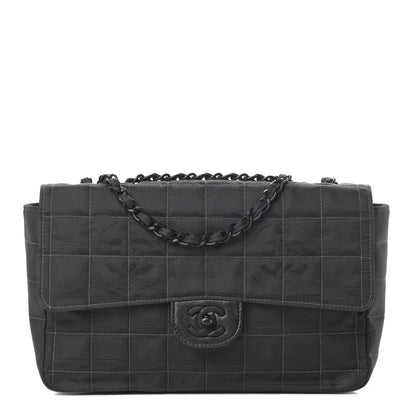 Chanel Nylon Medium Travel Flap Black 1 of 13