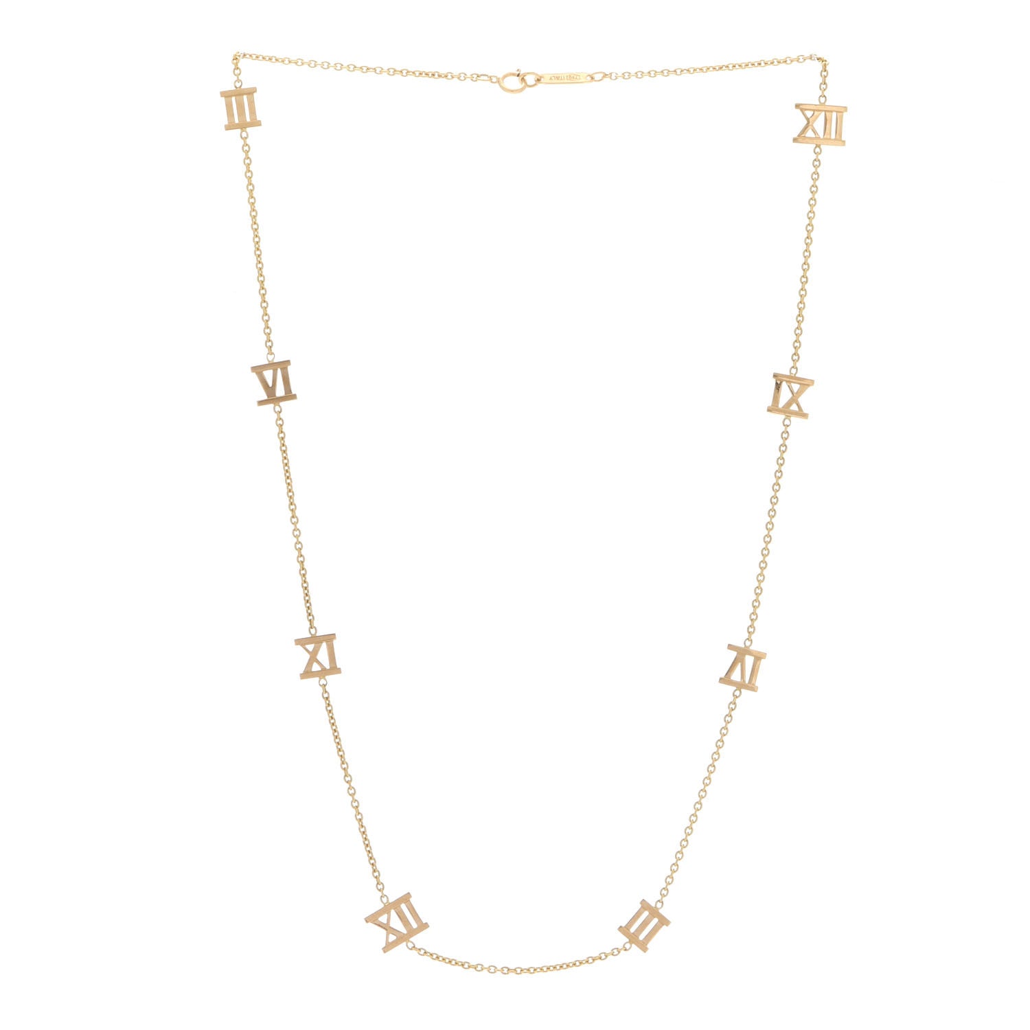 Tiffany 18K Yellow Gold Atlas Chain Necklace 3 of 6