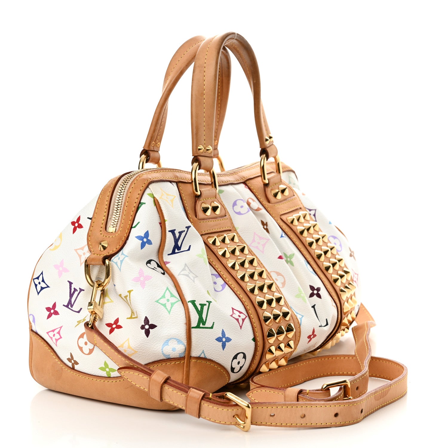 Louis Vuitton Monogram Multicolor Courtney MM White 3 of 17