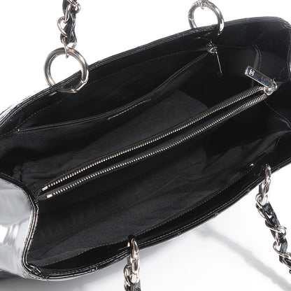 Chanel Patent Grand Shopping Tote GST Black 5 of 7