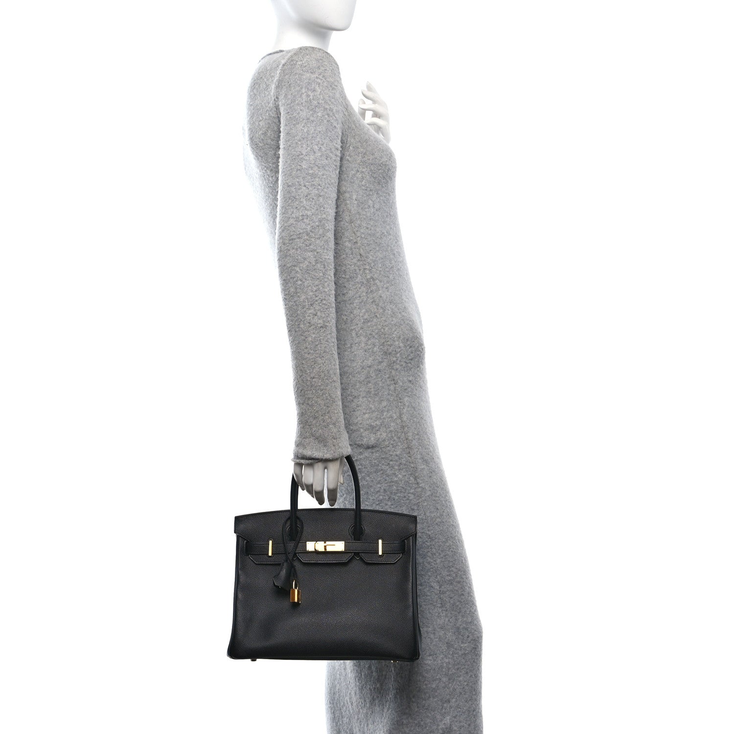 Hermes Epsom BIRKIN 30 Black 2 of 12