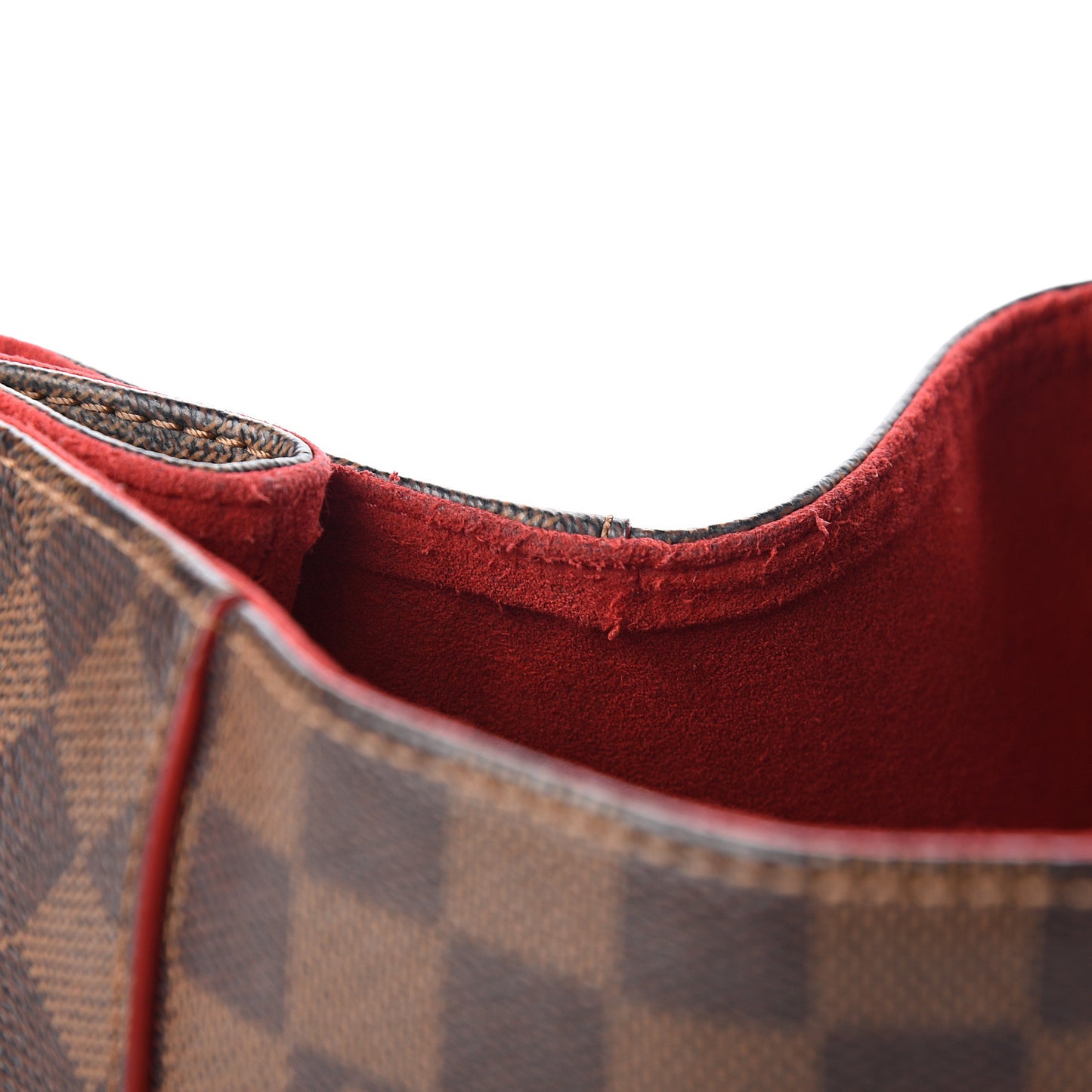 Damier Ebene Caissa Hobo Cherry