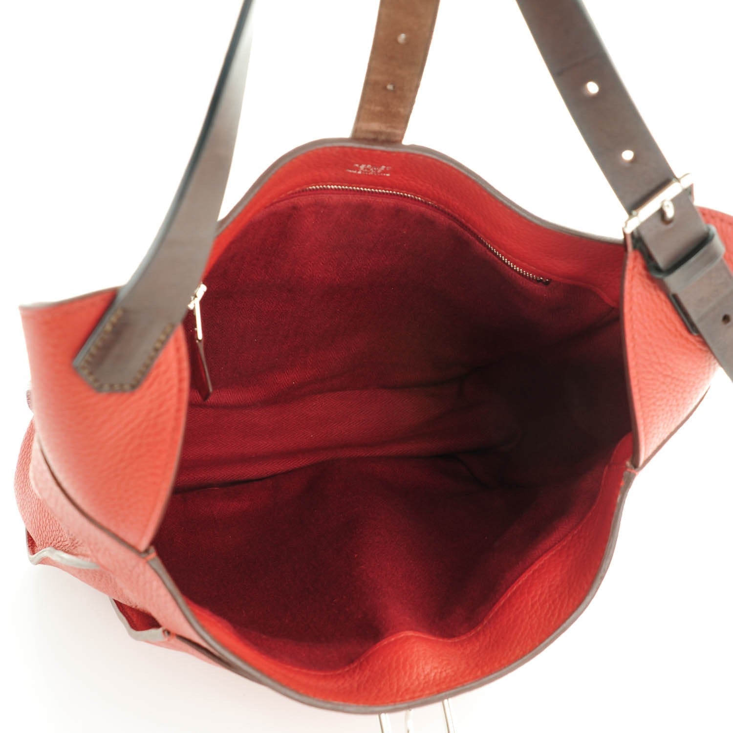 Hermes Taurillon Clemence Marwari PM Rouge Venetian 5 of 7