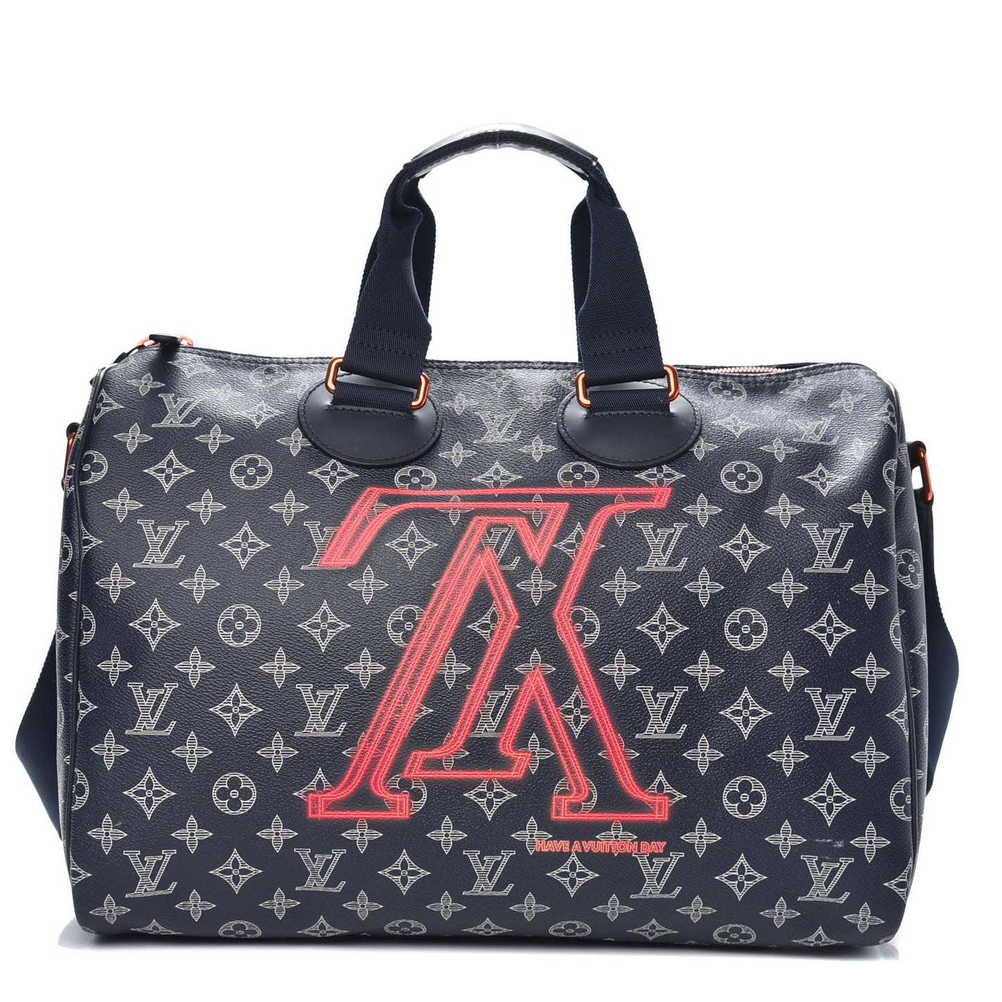 Monogram Upside Down Speedy Bandouliere 40