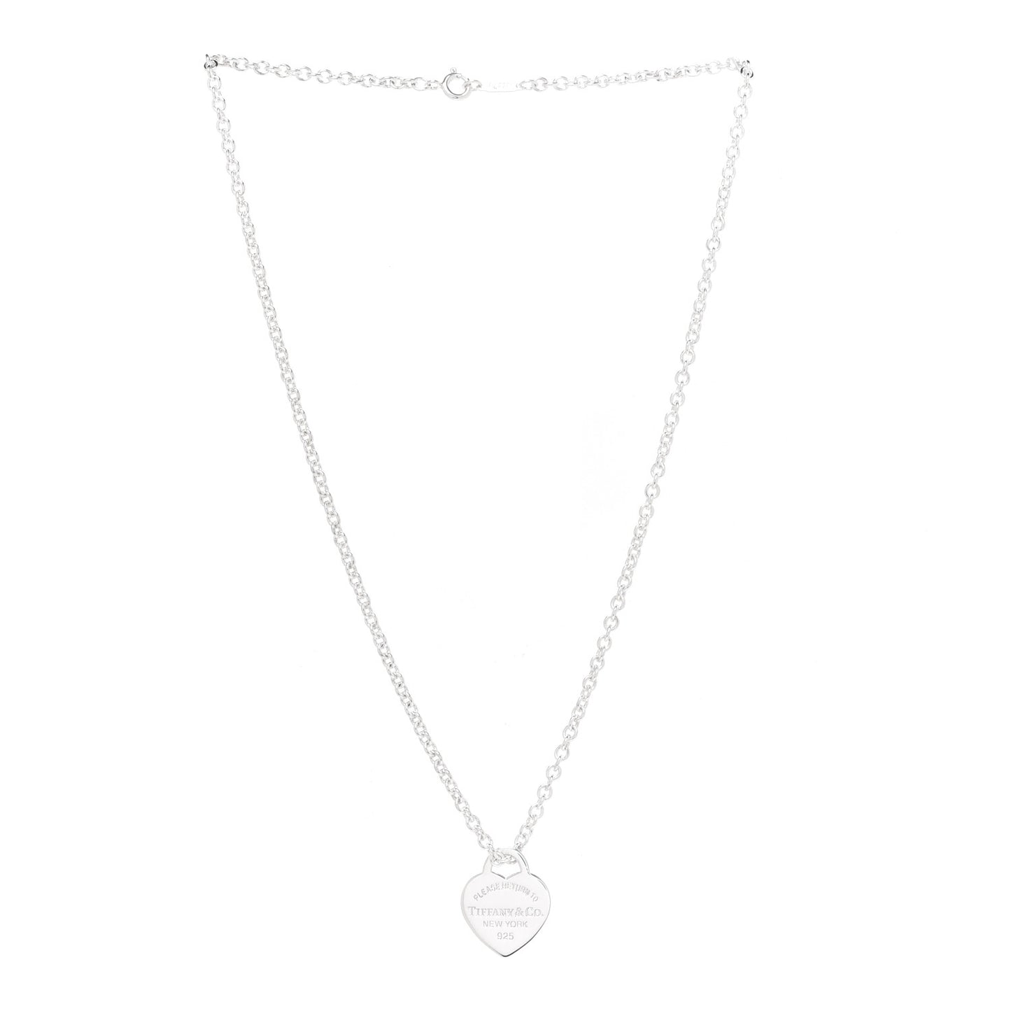 Sterling Silver Small Return to Tiffany Heart Pendant Necklace