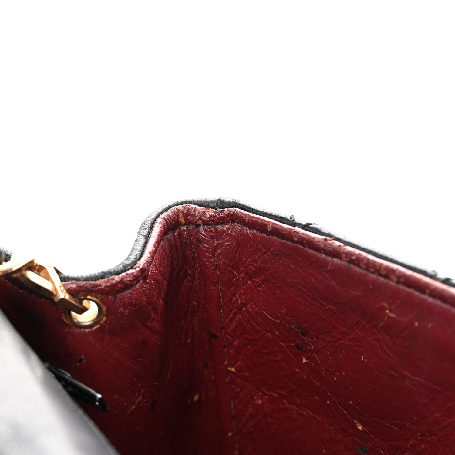 Chanel Lambskin Diamond Stitch Envelope Single Flap Black 15 of 23