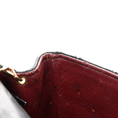 Chanel Lambskin Diamond Stitch Envelope Single Flap Black 15 of 23