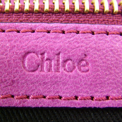 Chloe Leather Ethel Satchel Pink 9 of 12
