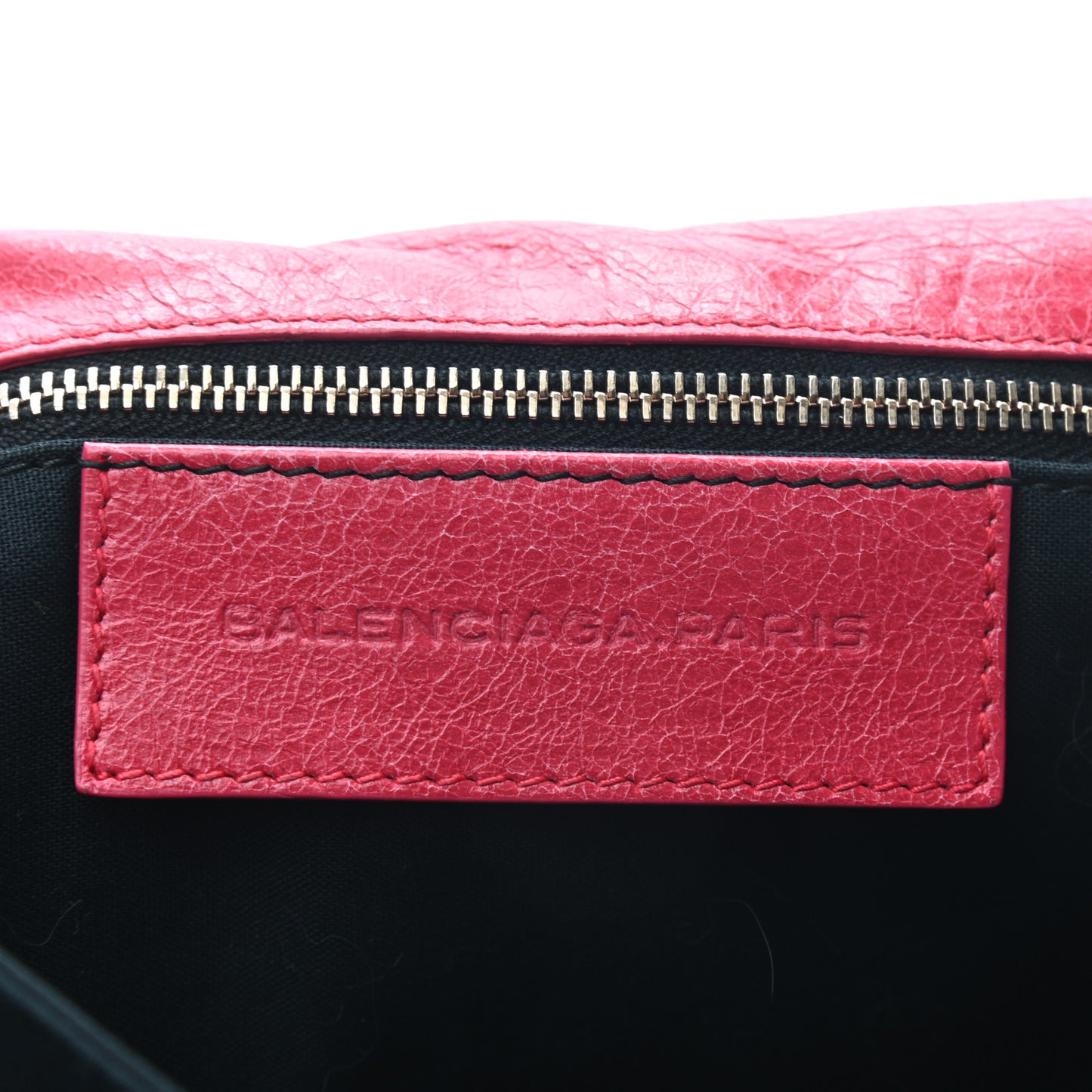 Agneau Giant 12 Gold Hardware Envelope Clutch Rose Thulian
