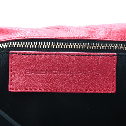 Balenciaga Agneau Giant 12 Gold Hardware Envelope Clutch Rose Thulian 5 of 8