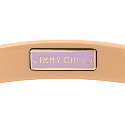 Jimmy Choo Metallic Fabric Beaded Clutch Gold 6 of 11