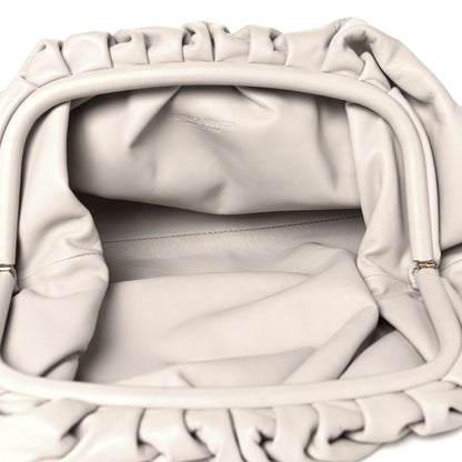 Bottega Veneta Smooth Butter Calf The Pouch Oversized Clutch Mist 5 of 9