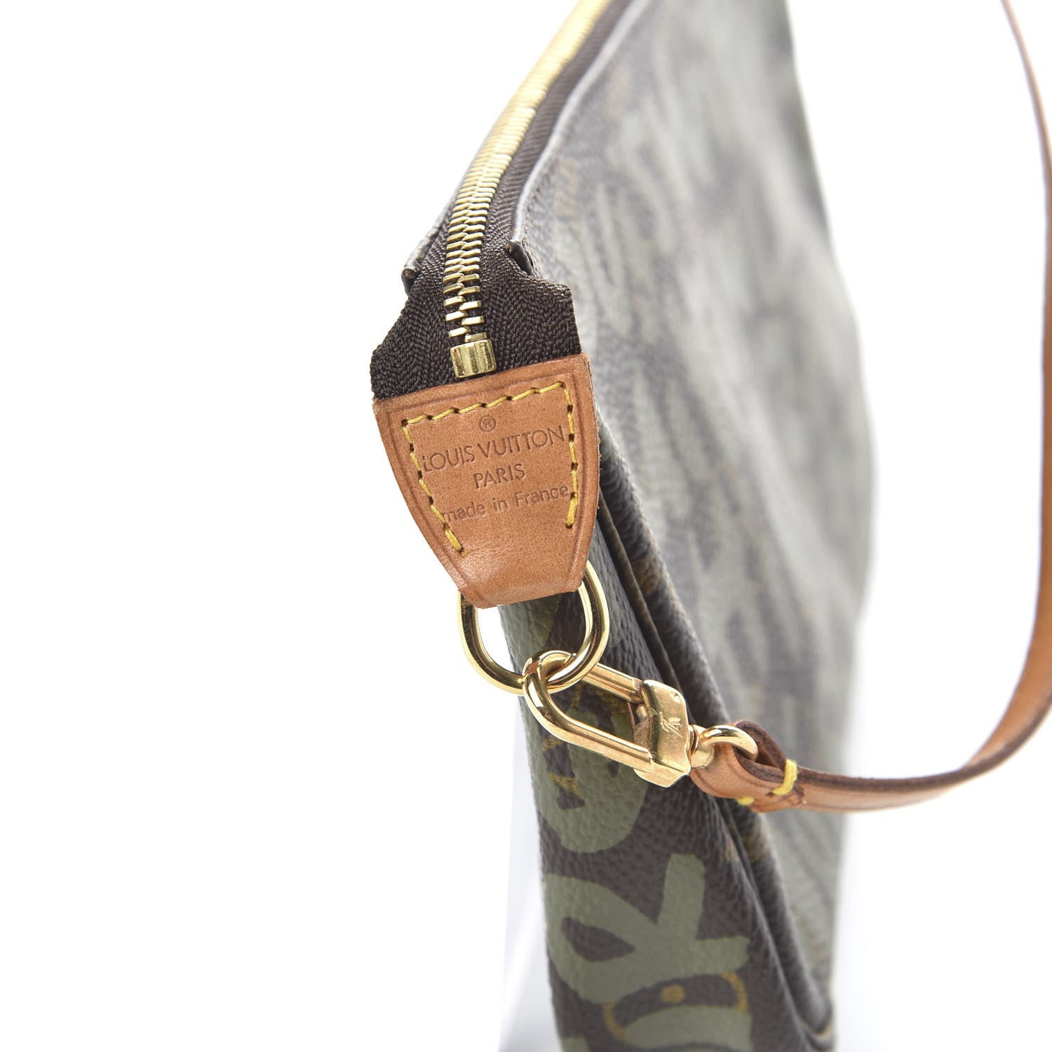 Louis Vuitton Monogram Graffiti Pochette Accessories Kaki 9 of 10