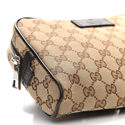 Gucci Monogram Belt Bag Dark Brown 10 of 12