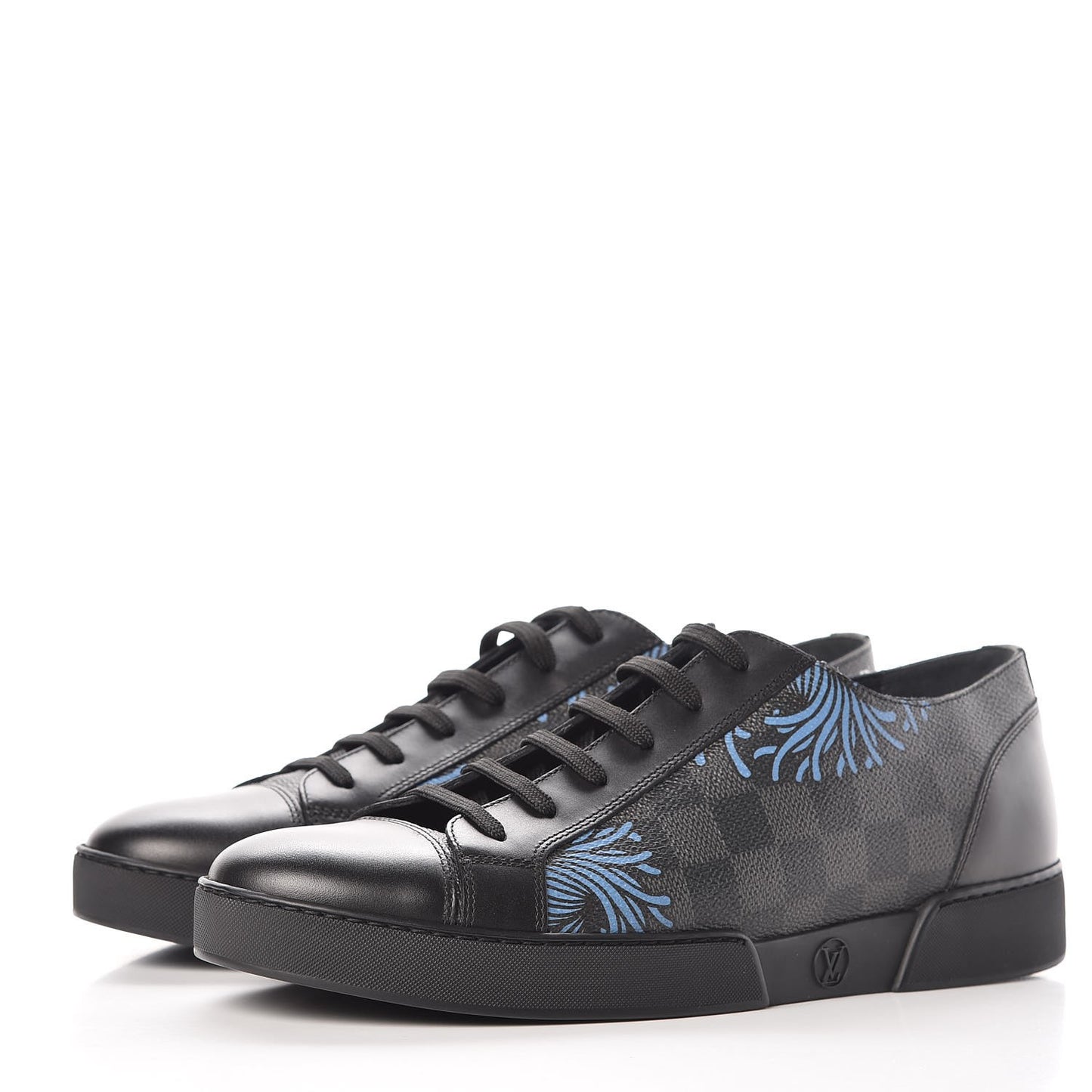 Damier Graphite Rope Sneakers 7.5 Blue