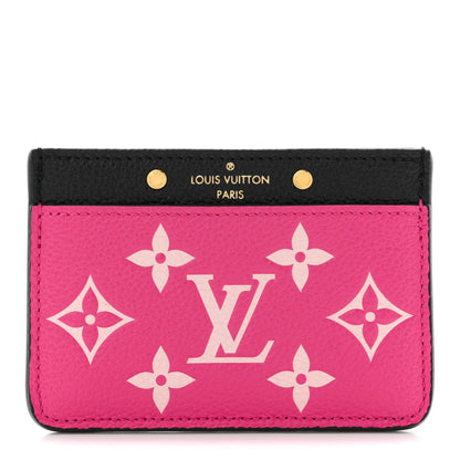 Louis Vuitton Empreinte Spring In The City Card Holder Black White Pink 1 of 6