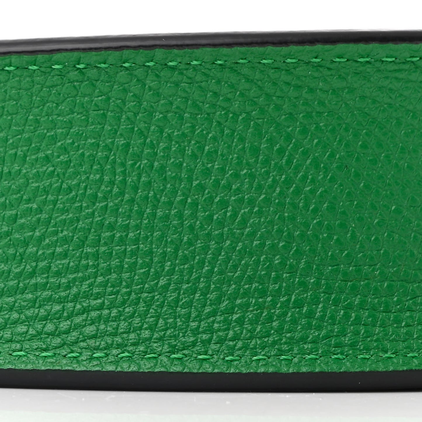 Grainy Calfskin Mini Vlogo Hobo Bag Gea Green