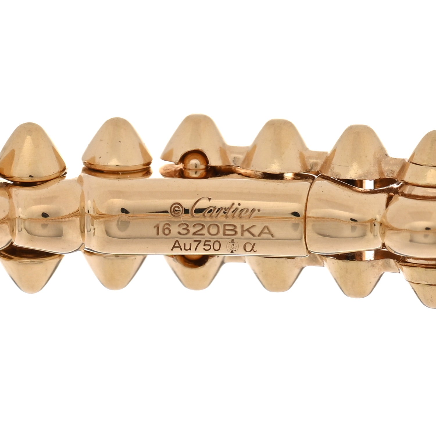 Cartier 18K Pink Gold Small Clash De Cartier Bracelet 16 3 of 4