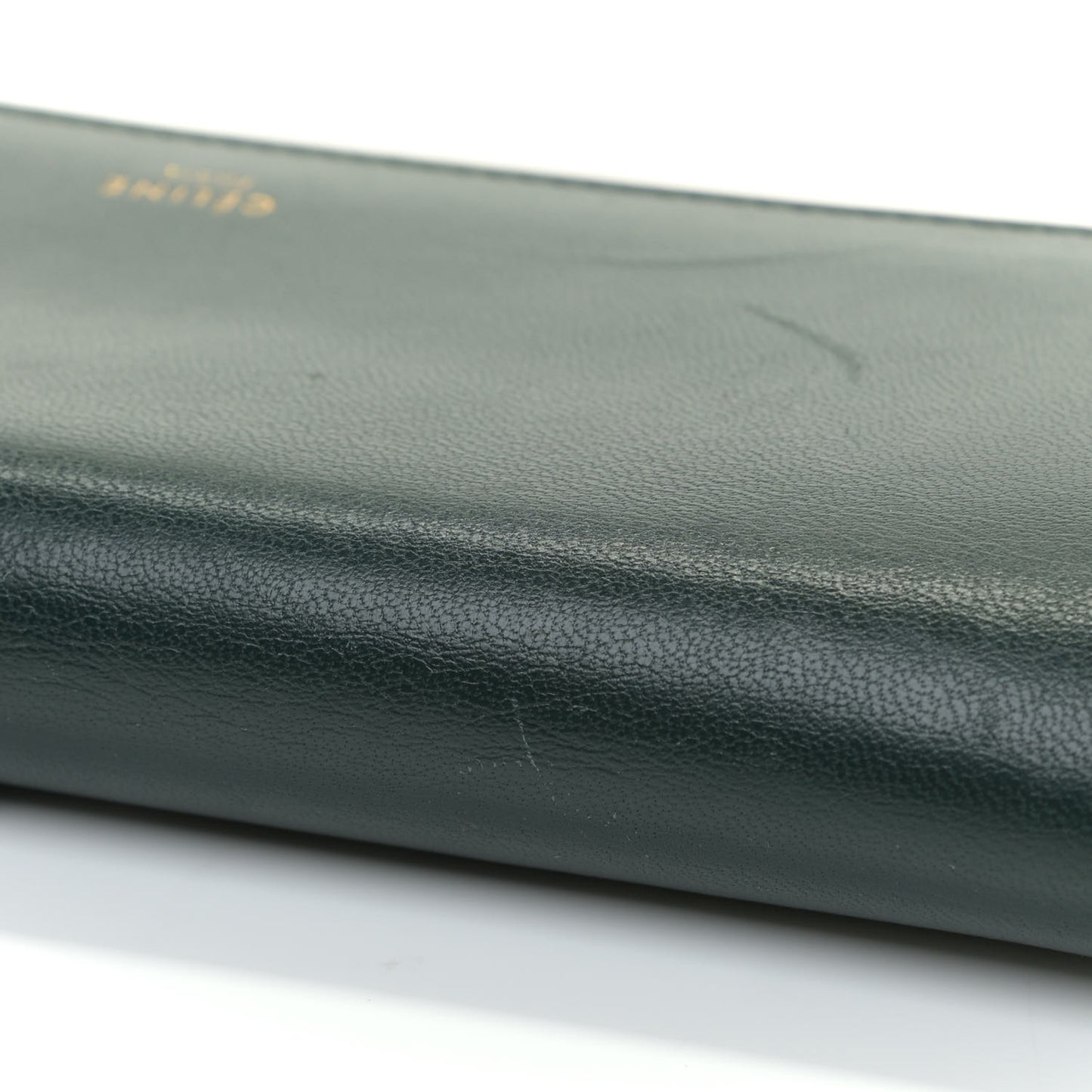 Lambskin Large Flap Wallet Emerald