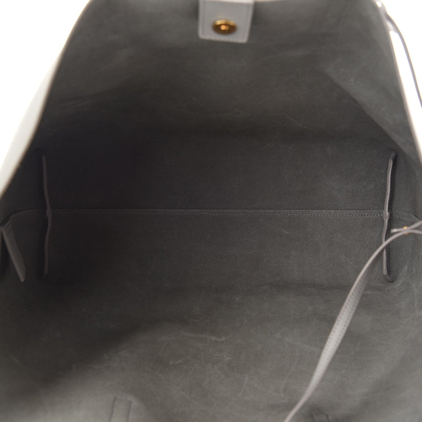 Calfskin Large Shopping Tote Oyster Grey