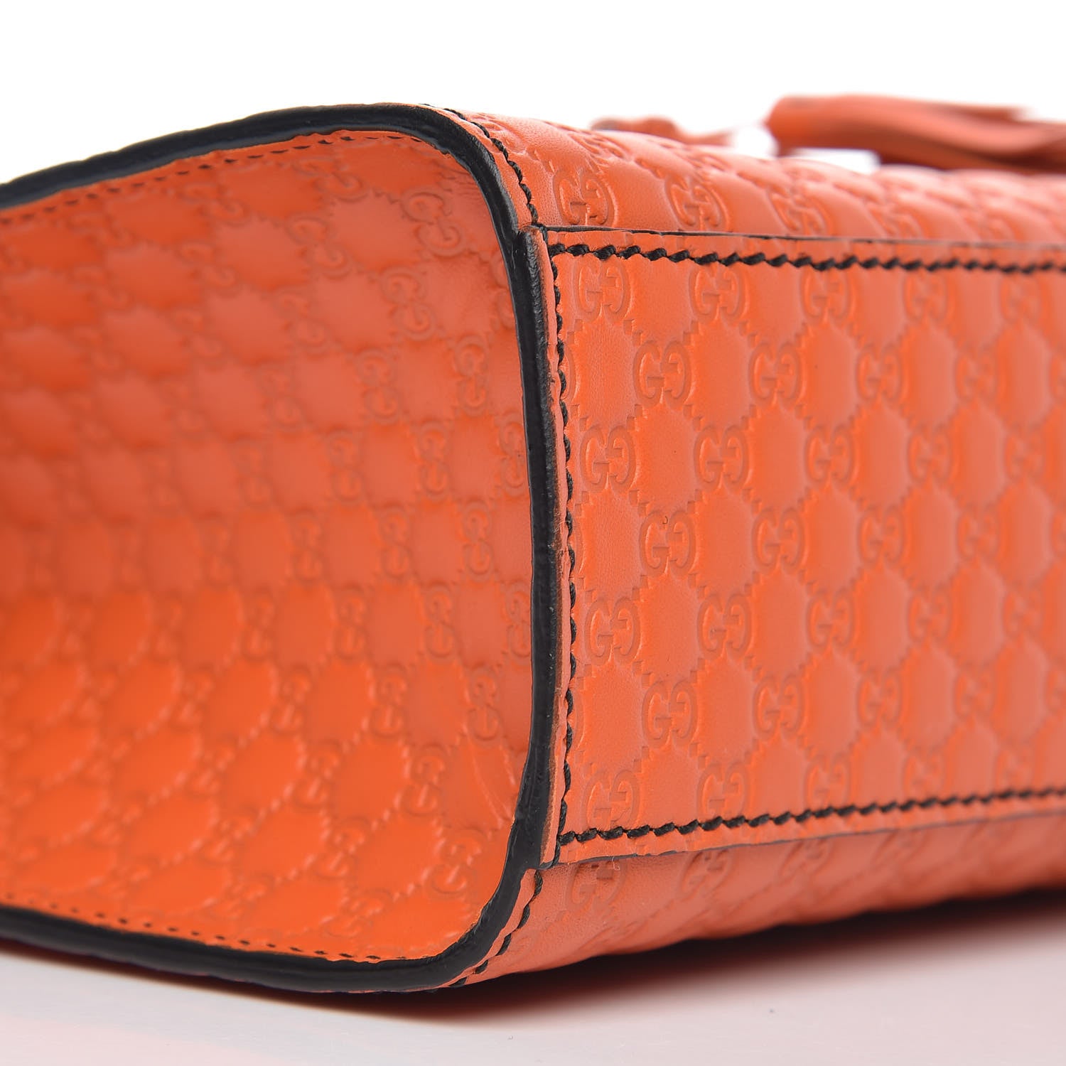 Gucci Microguccissima Medium Emily Chain Shoulder Bag Sun Orange 9 of 10