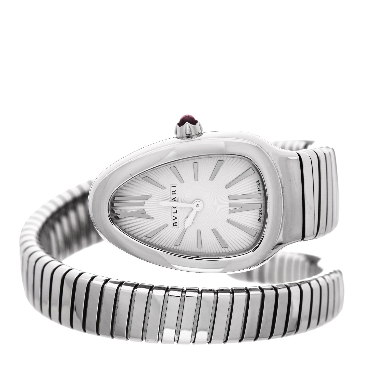 Bulgari Stainless Steel 35mm Serpenti Tubogas Quartz Watch 2 of 5