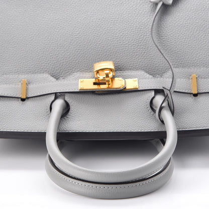 Hermes Togo Birkin 30 Gris Mouette 34 of 38