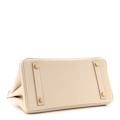 Hermes Togo Birkin 25 Craie 4 of 11