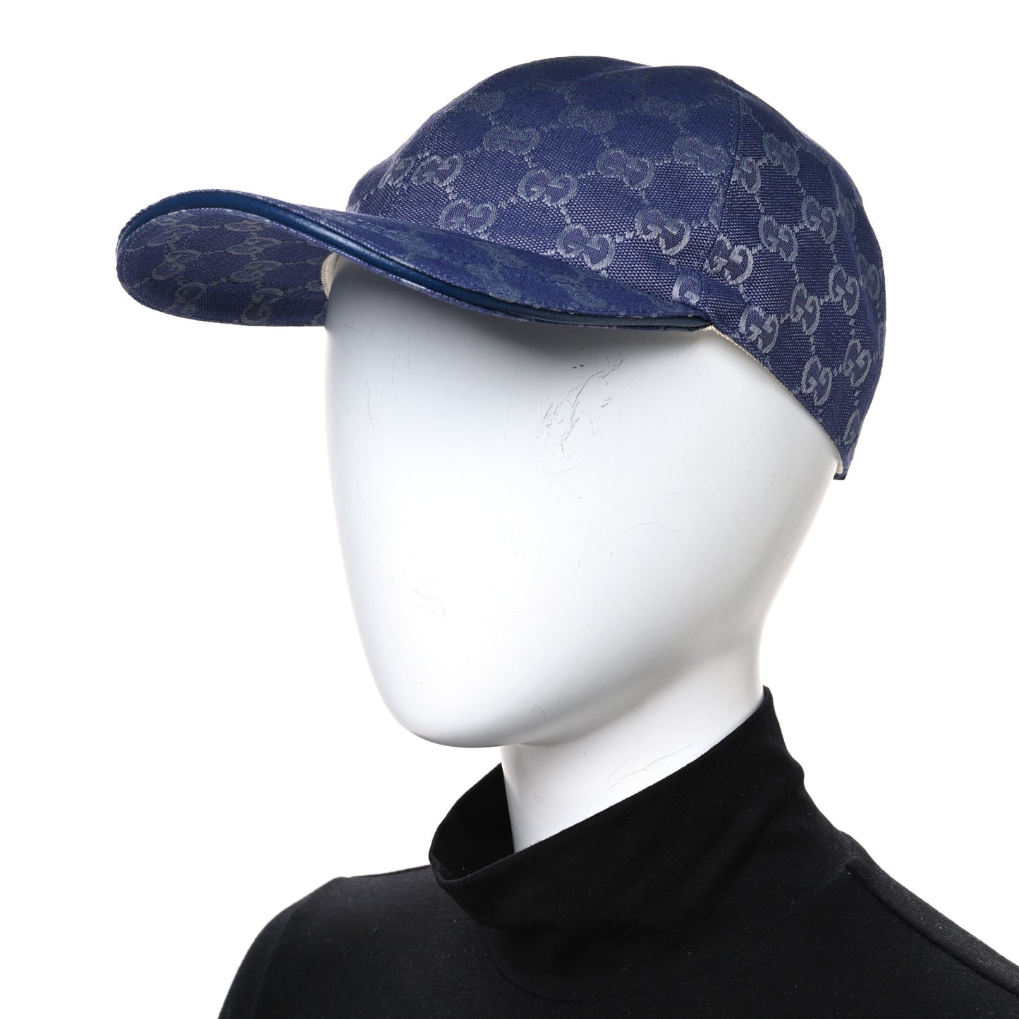 Monogram New GG Baseball Hat L Blue Grey