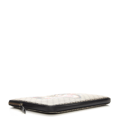 Gucci GG Supreme Monogram Angry Cat Print Laptop Case Beige Ebony 4 of 8