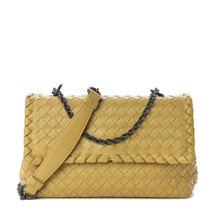 Bottega Veneta Nappa Intrecciato Baby Olimpia Shoulder Bag Moutarde 1 of 10