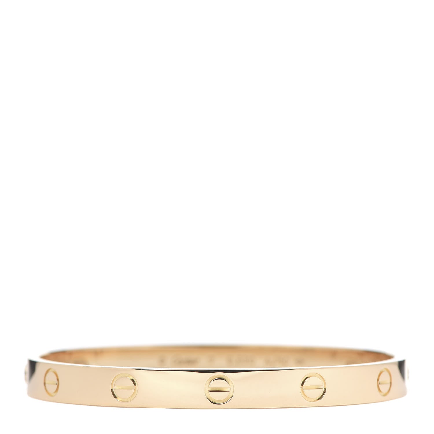 Cartier 18K Yellow Gold LOVE Bracelet 17 1 of 7