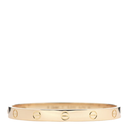Cartier 18K Yellow Gold LOVE Bracelet 17 1 of 7