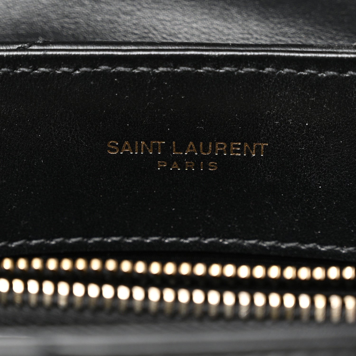 Saint Laurent Calfskin Y Quilted Monogram Small Loulou Chain Satchel Black 6 of 11