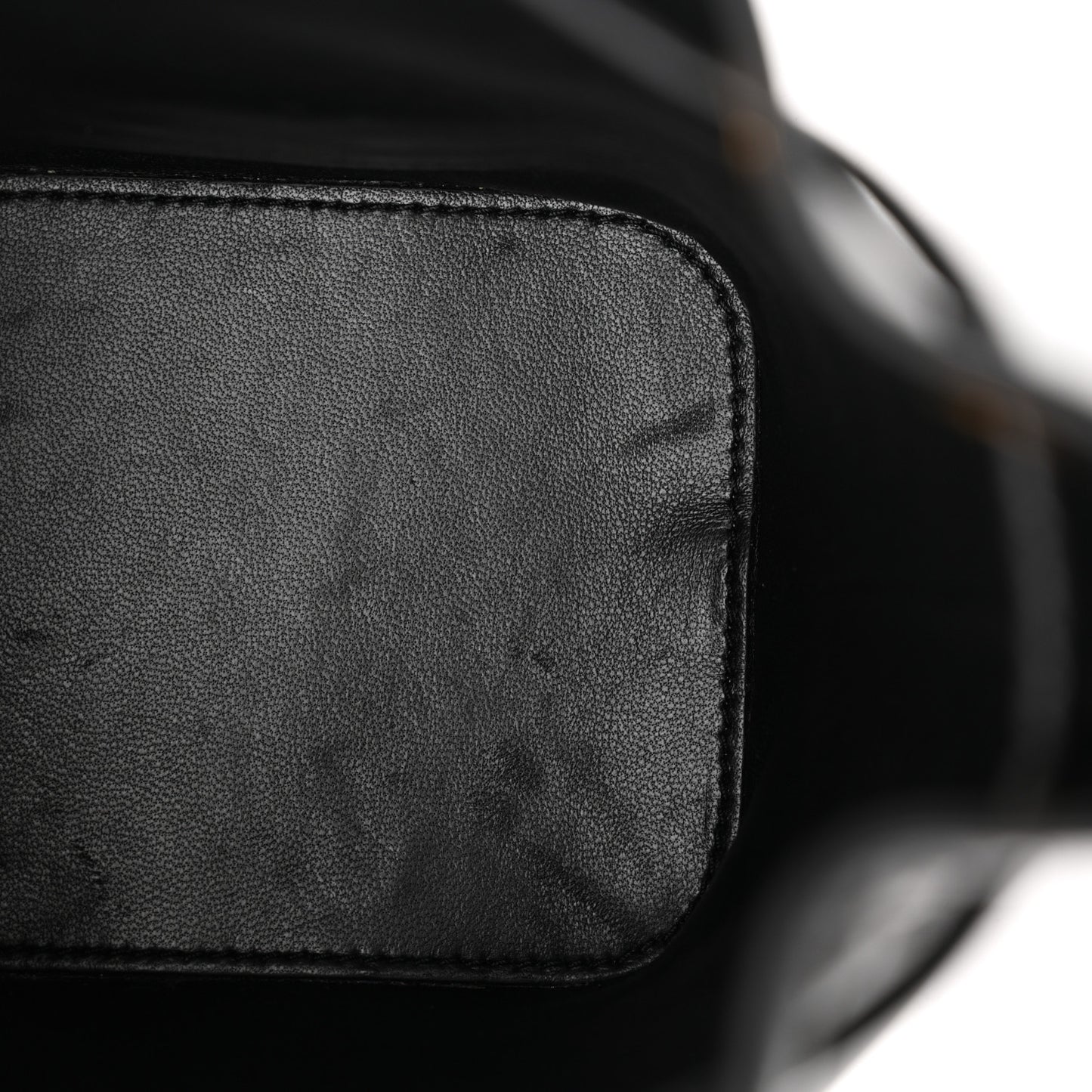 Nappa Mini VLogo Signature Bucket Bag Black