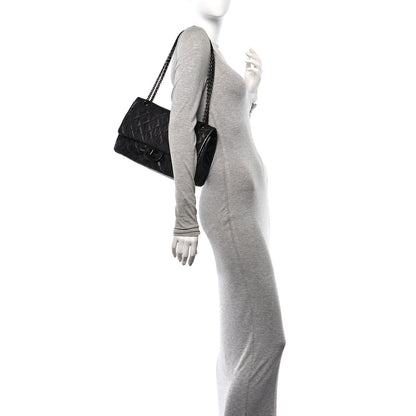 Chanel Metallic Aged Calfskin Quilted 2.55 Reissue 227 Flap So Black 2 of 10