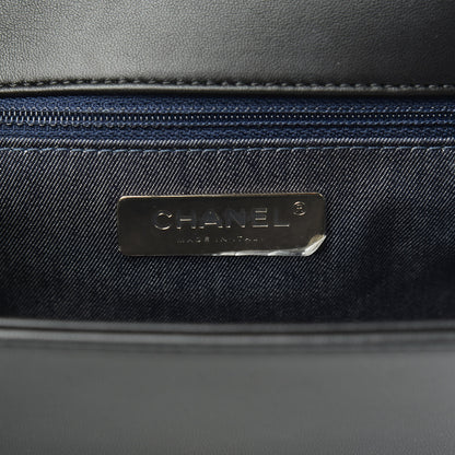 Chanel Lambskin CC Mania Flap Bag Black 6 of 12